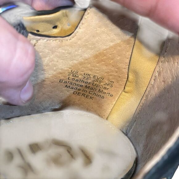 Franco Sarto black sandal size 9.5 leather upper double strap - Picture 3 of 6